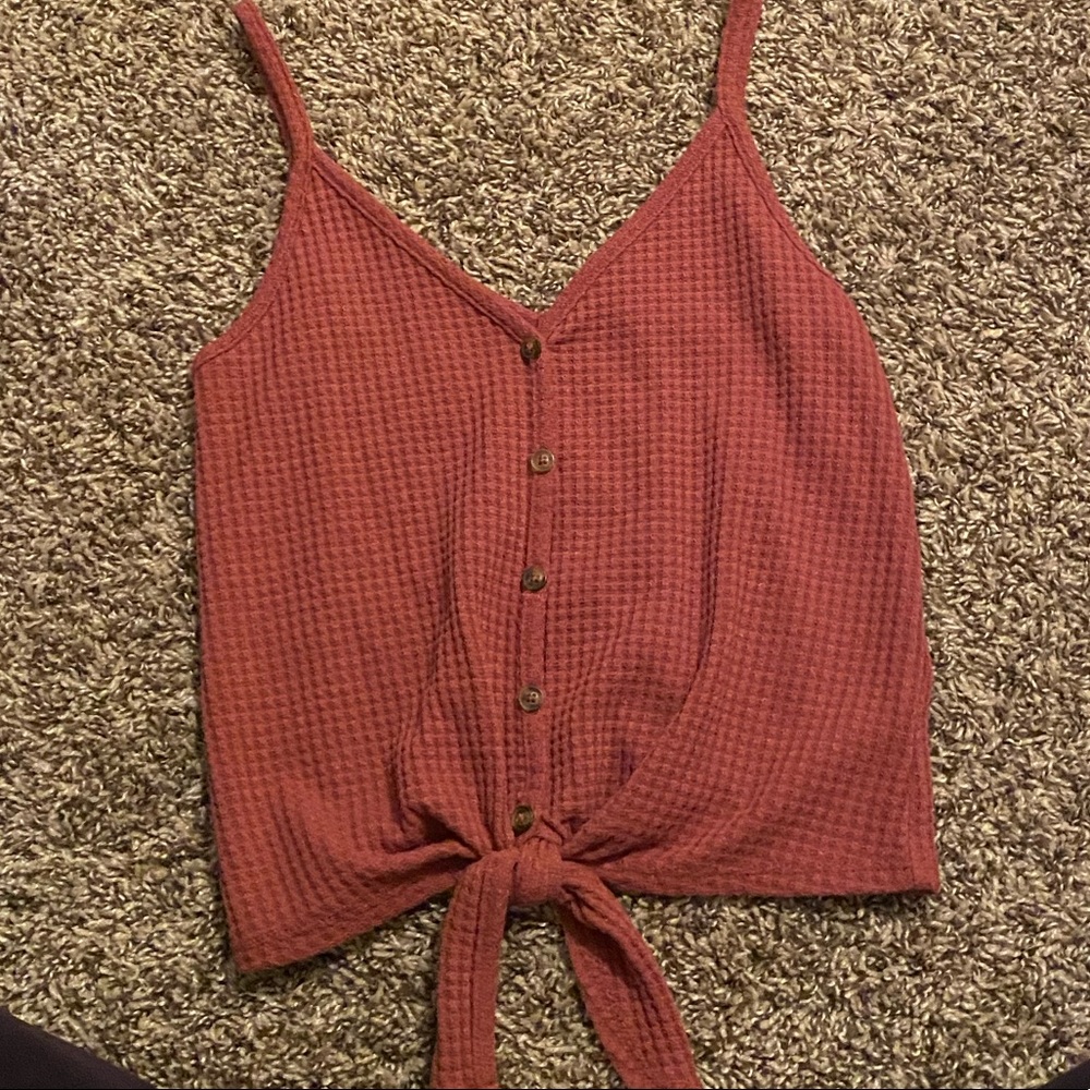 Wild Fable Tie Front Tank Top